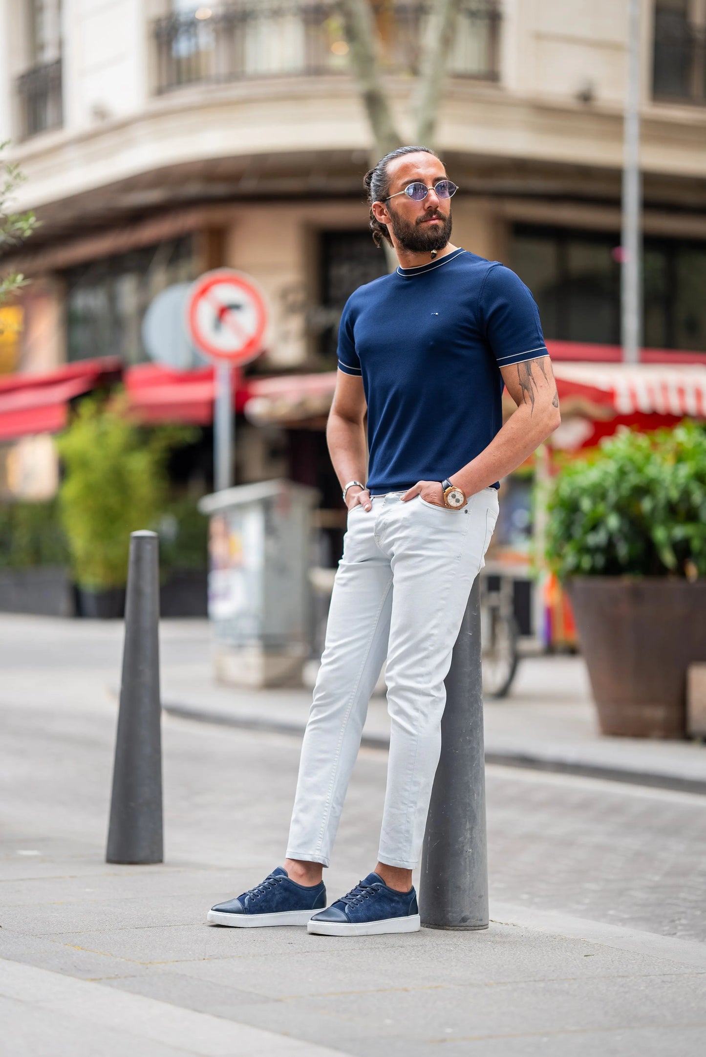 Brabion Maison Ice Blue Slim Fit Jeans: Effortless Elegance for Every Occasion - BRABION