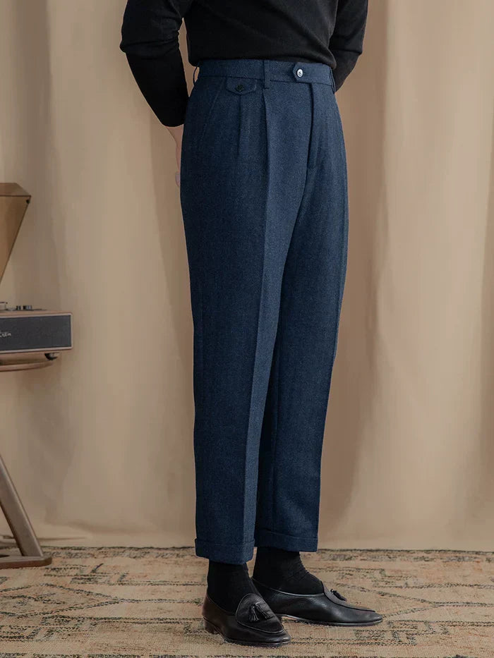 Herringbone Tailoring Pants - BRABION