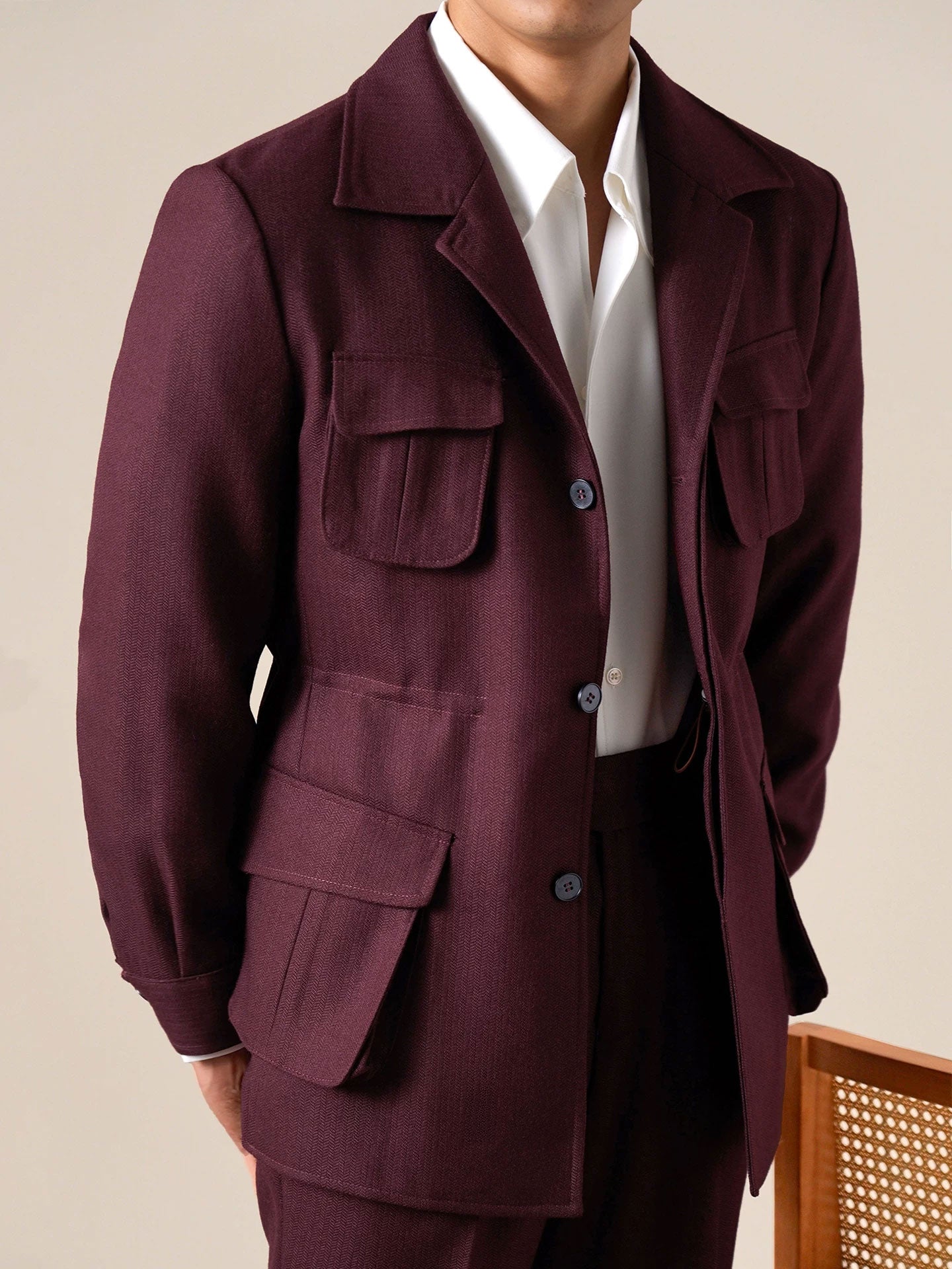 Men's Italian-Style Hunting Retro Jacket - BRABION