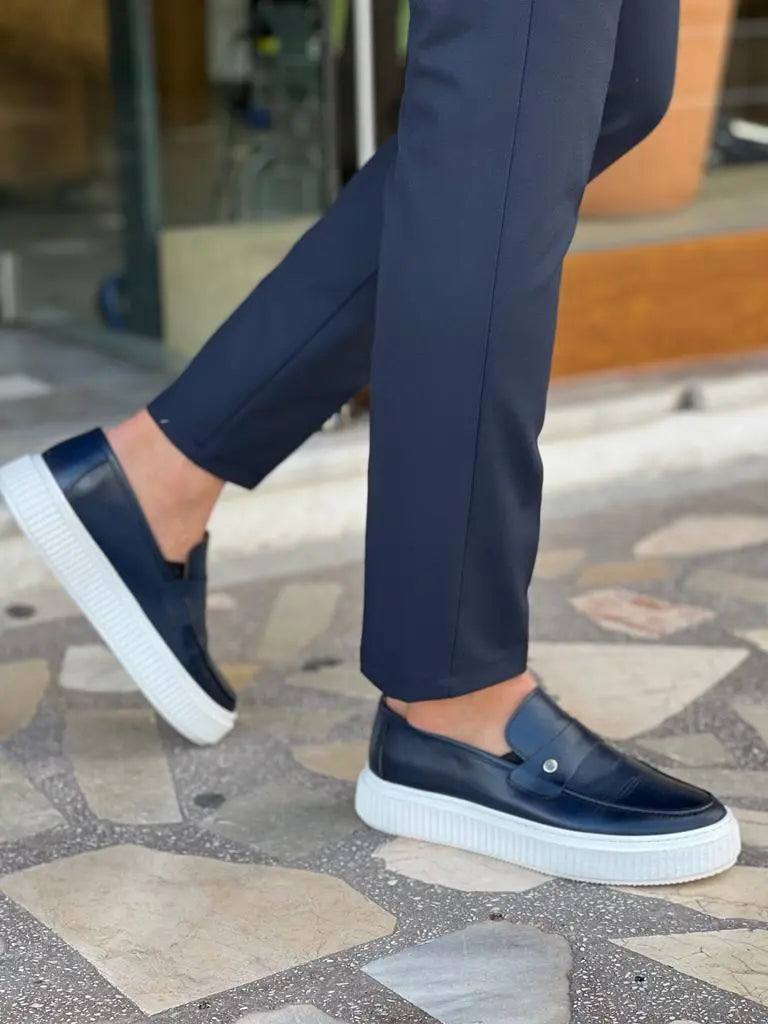 Tampa Navy Blue Rock Shoes: Elevate Your Style - BRABION