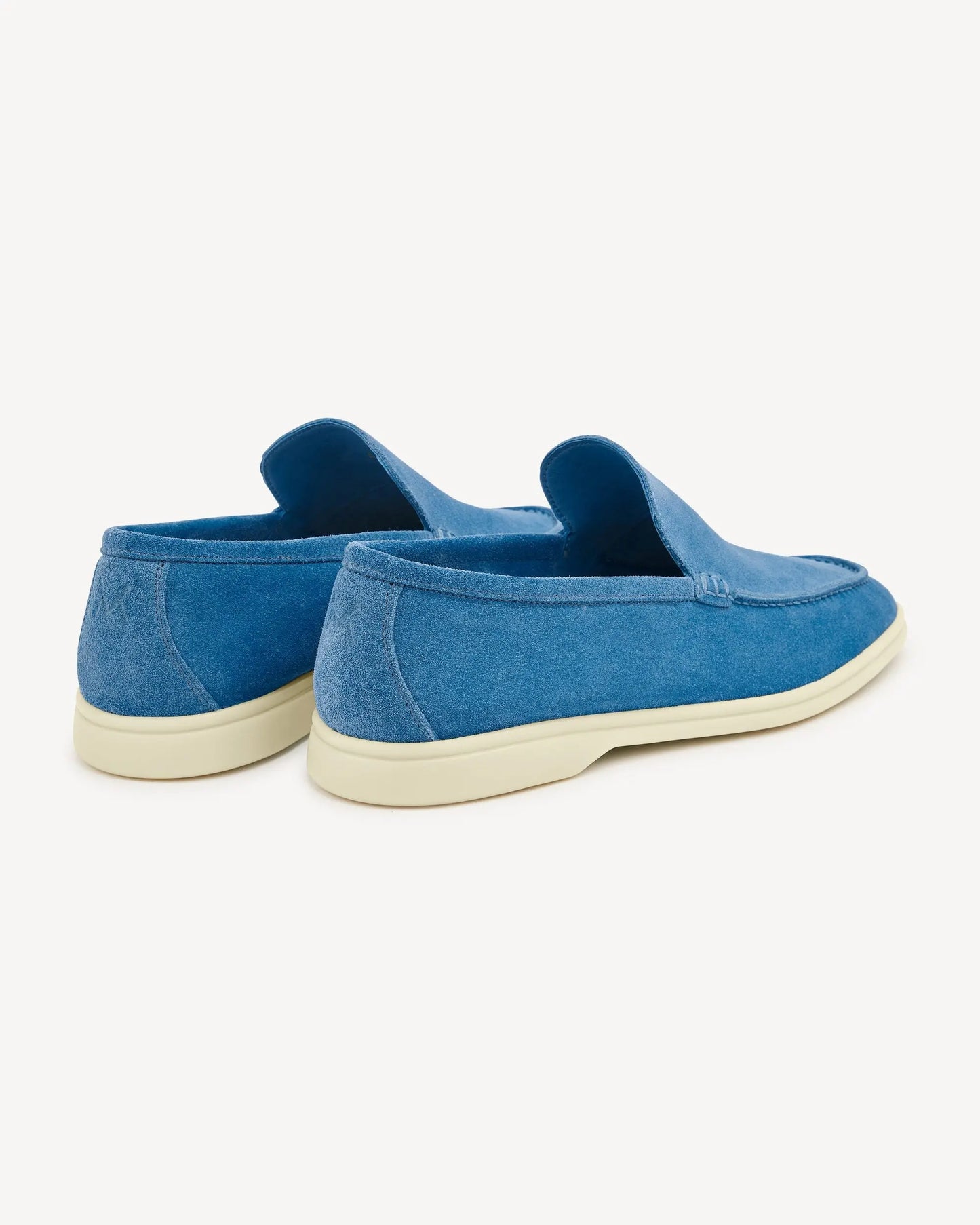 Brabion Unlined Capri Suede Loafer – Sky Mare - BRABION