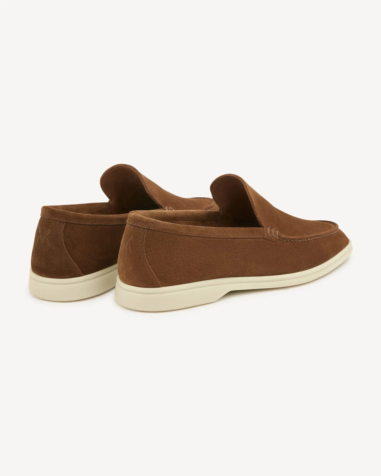 Brabion Unlined Capri Suede Loafer – Polo Brown - BRABION