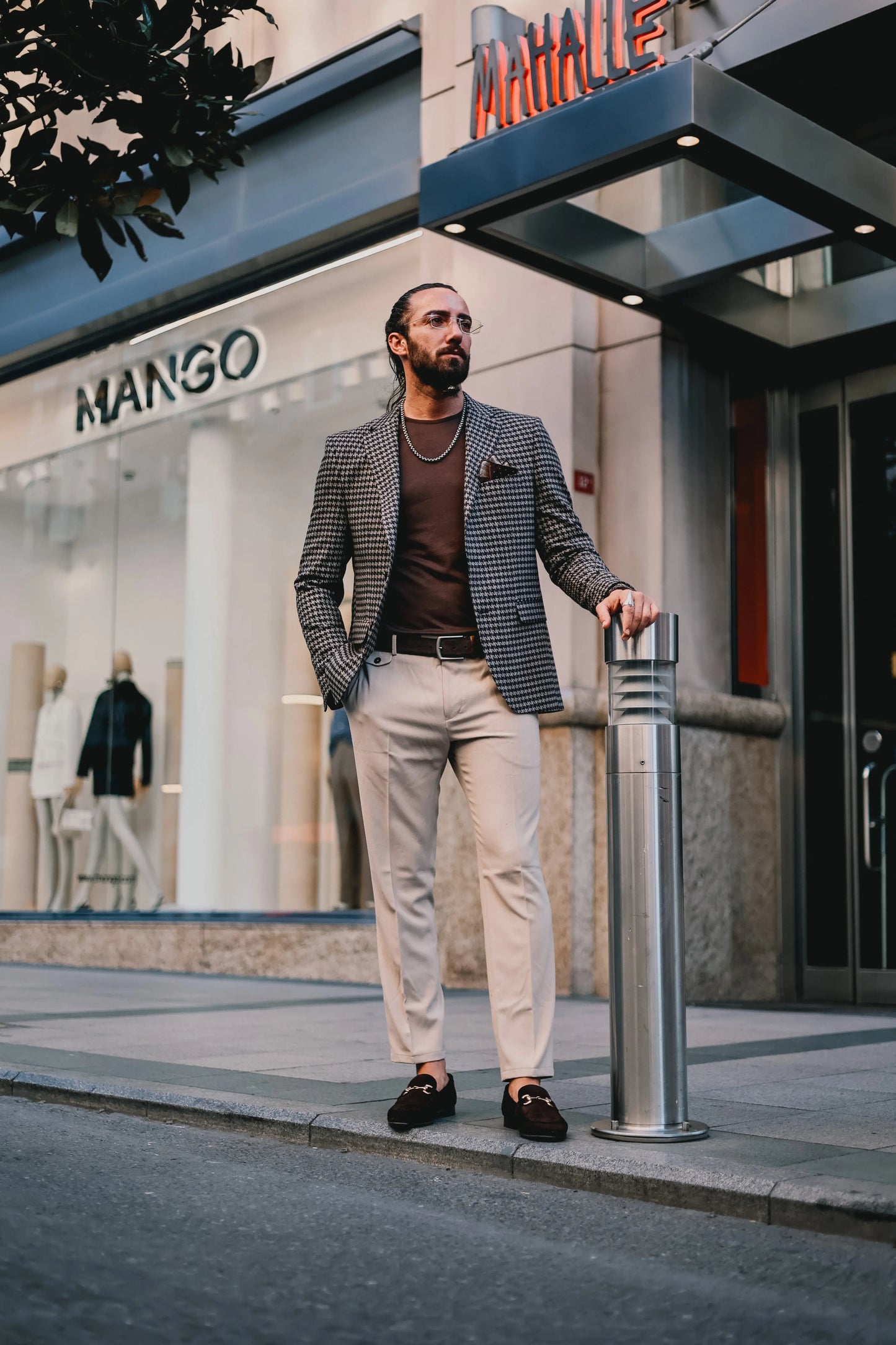 Brabion Edmond Camel Slim Fit Blazer - BRABION