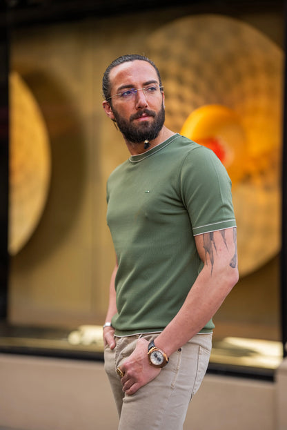 Brabion Crete Green Slim Fit T-Shirt - BRABION