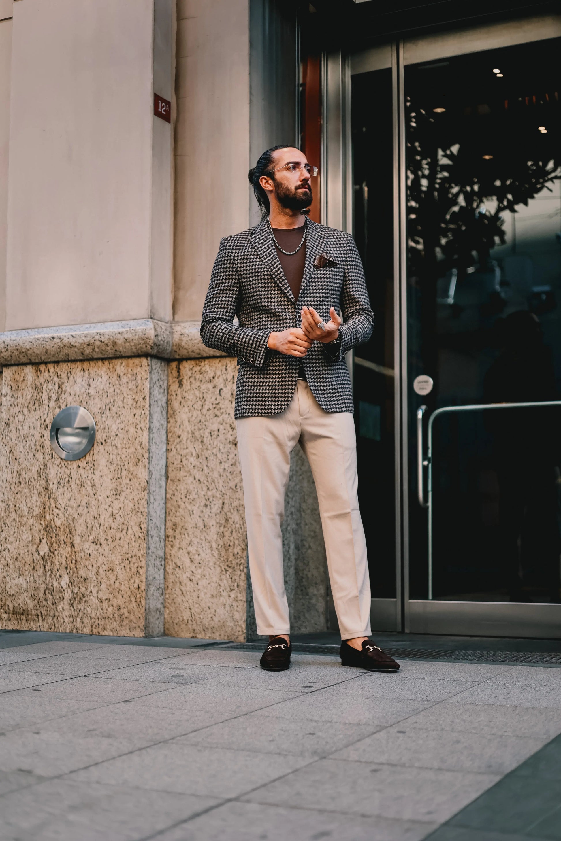 Brabion Edmond Camel Slim Fit Blazer - BRABION