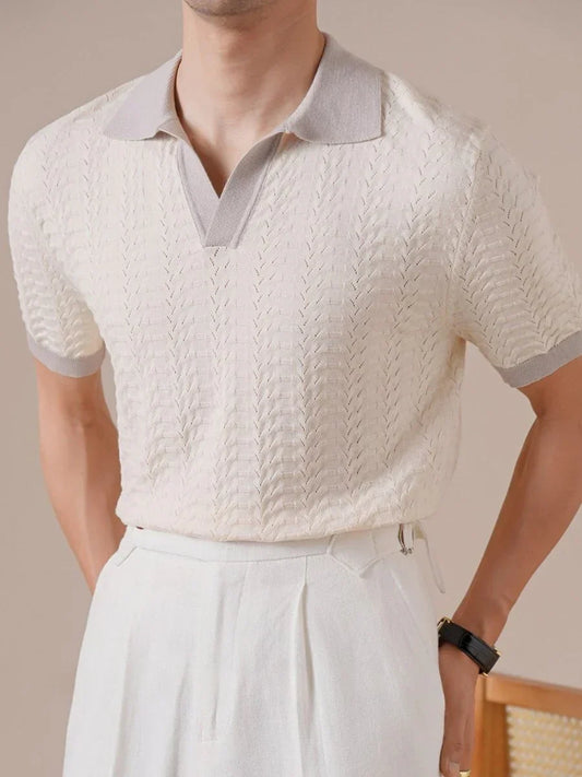 Brabion Old Money Knit Polo - BRABION
