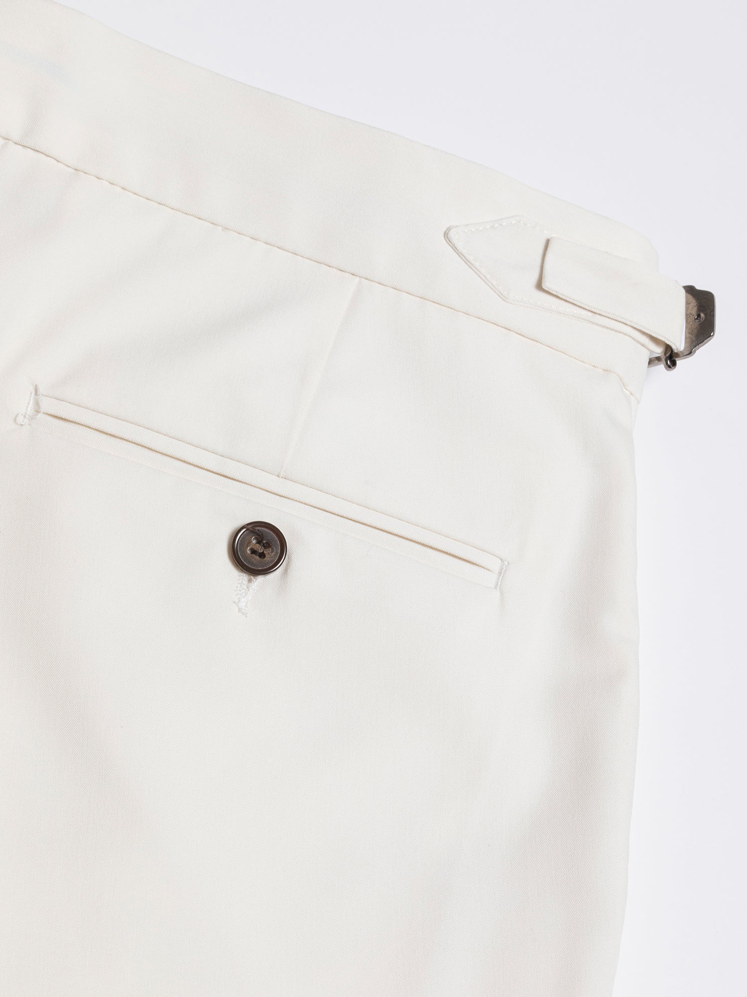 White Double Breasted Suit 2-Piece - BRABION