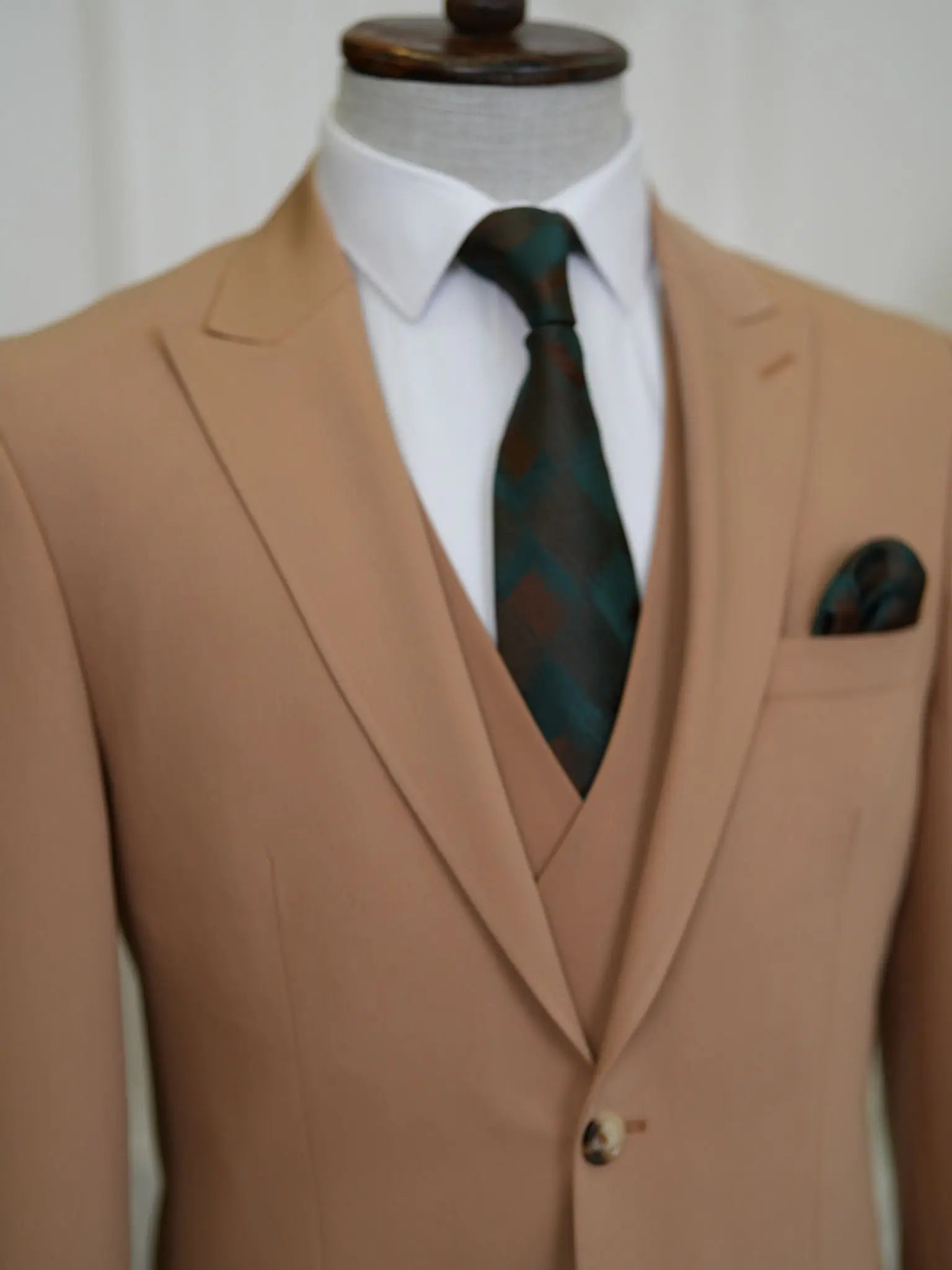 Brabion Aston Brown Slim Fit 3 Piece Suit brabion