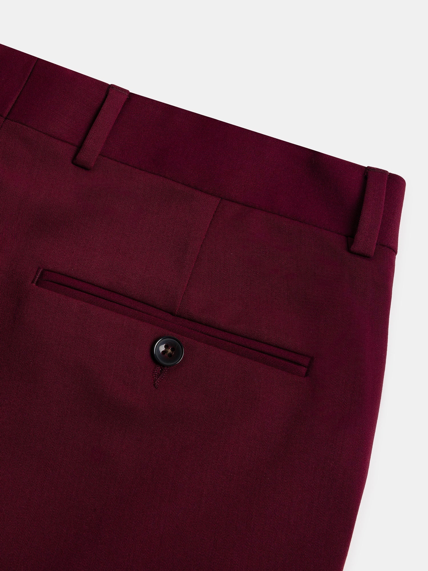 Donazi Bordeaux High Waist Slim-Fit Pants VIOSSI