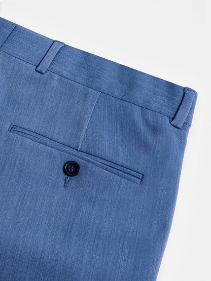 Donazi Blue High Waist Slim-Fit Pants VIOSSI