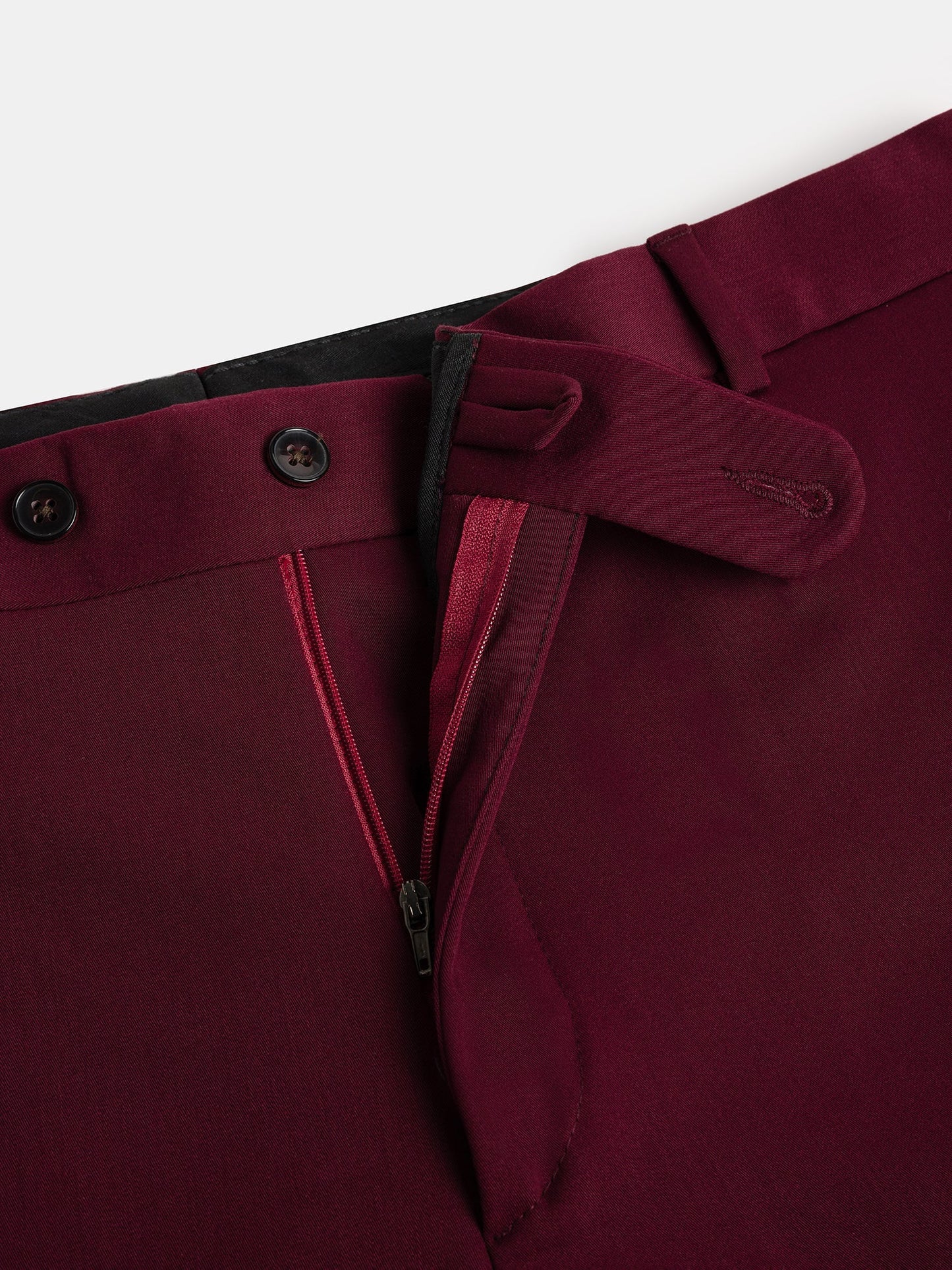 Donazi Bordeaux High Waist Slim-Fit Pants VIOSSI