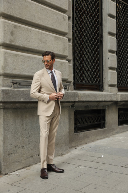 Beige Slim-Fit Suit 2-Piece VIOSSI - CB