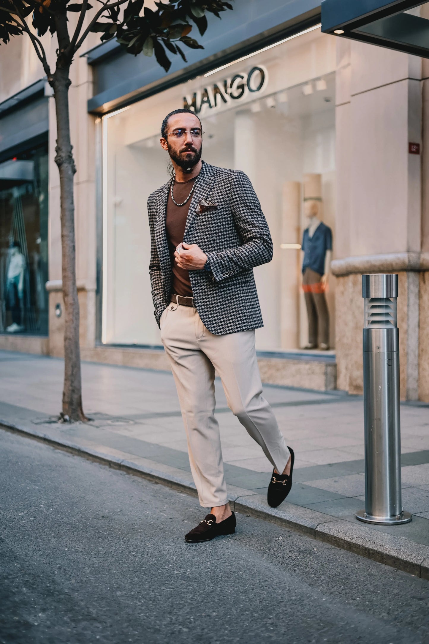 Brabion Edmond Camel Slim Fit Blazer - BRABION