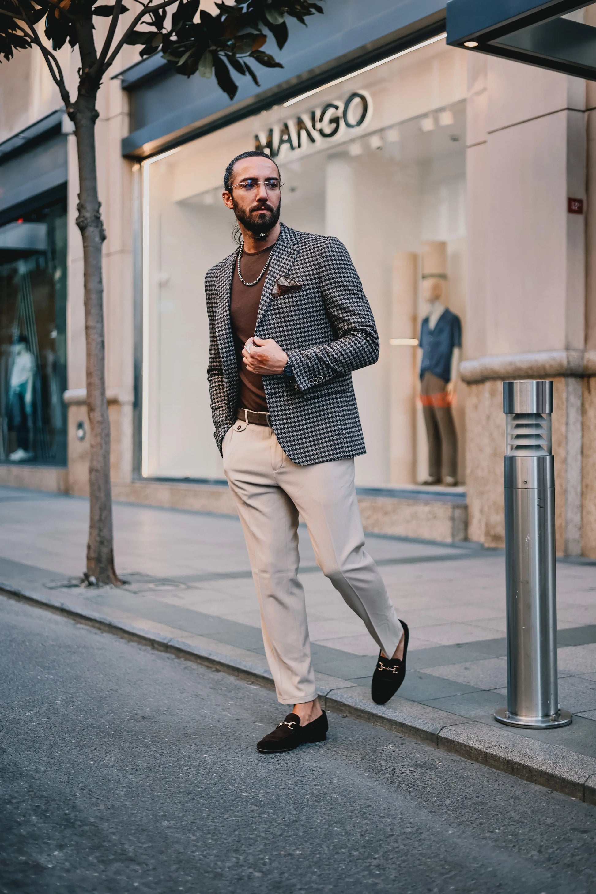 Brabion Edmond Camel Slim Fit Blazer - BRABION