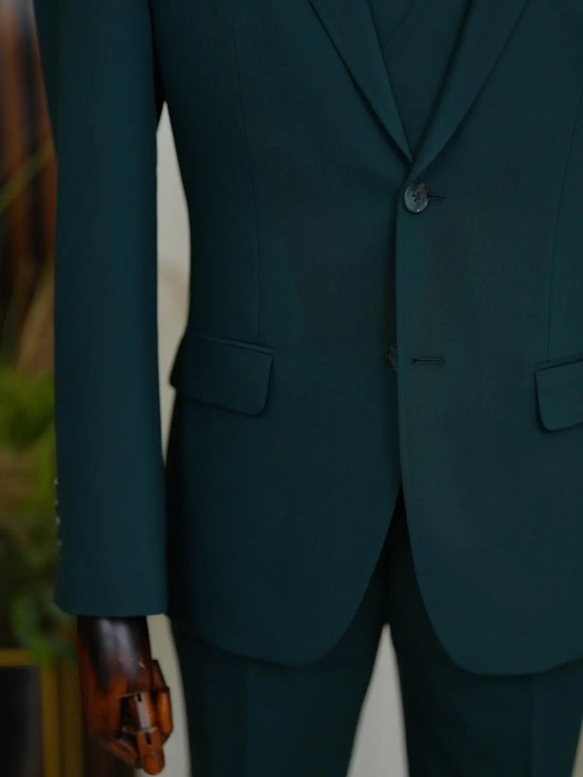 Brabion Aston Green Slim Fit 3 Piece Suit brabion