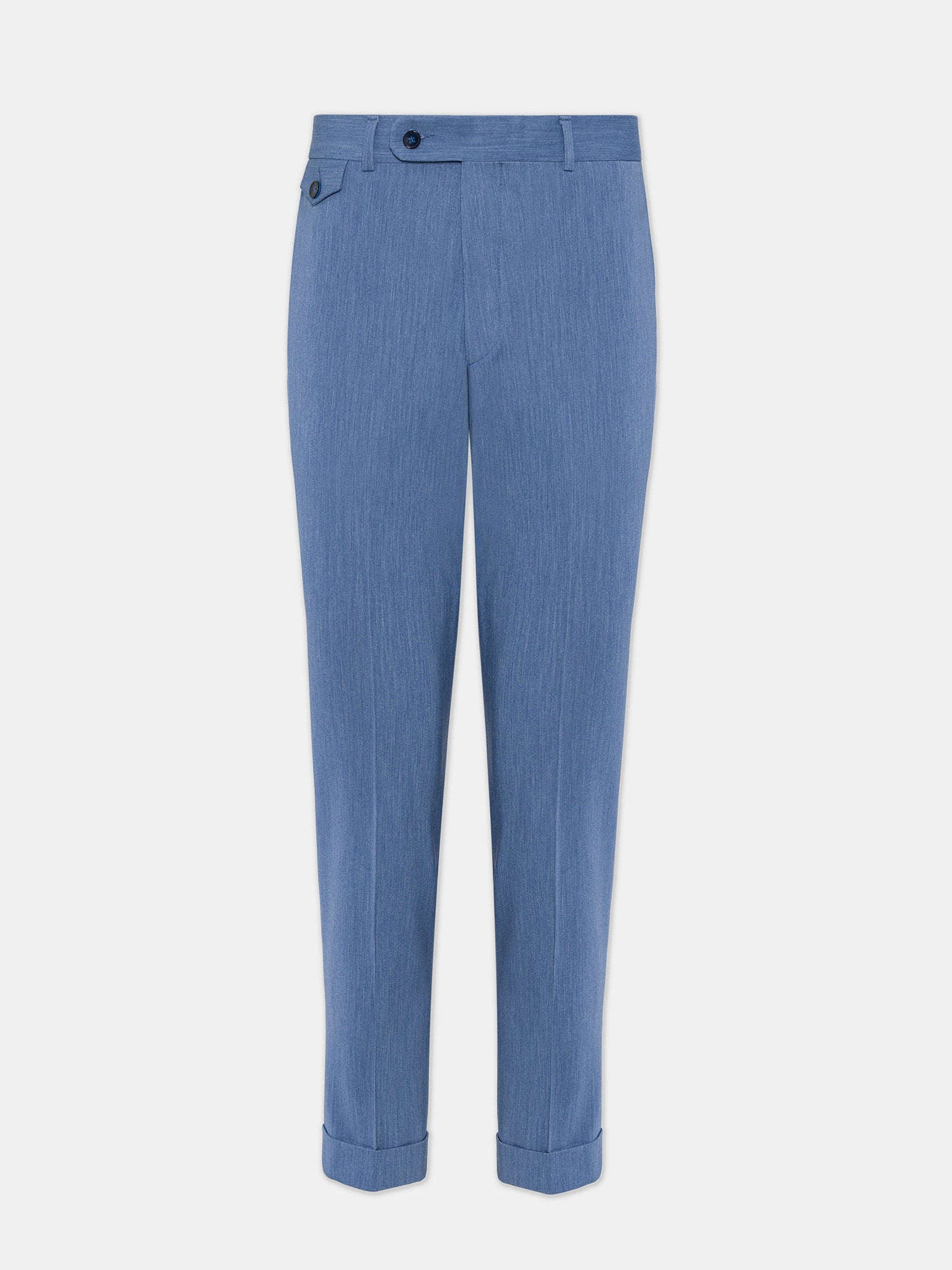 Donazi Blue High Waist Slim-Fit Pants VIOSSI