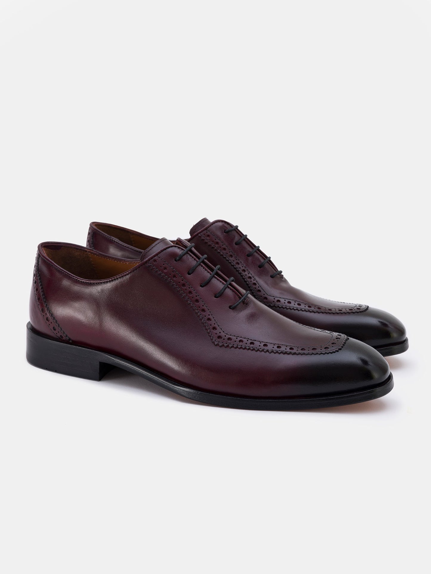 Bordeaux Leather Wingtip Oxford VIOSSI