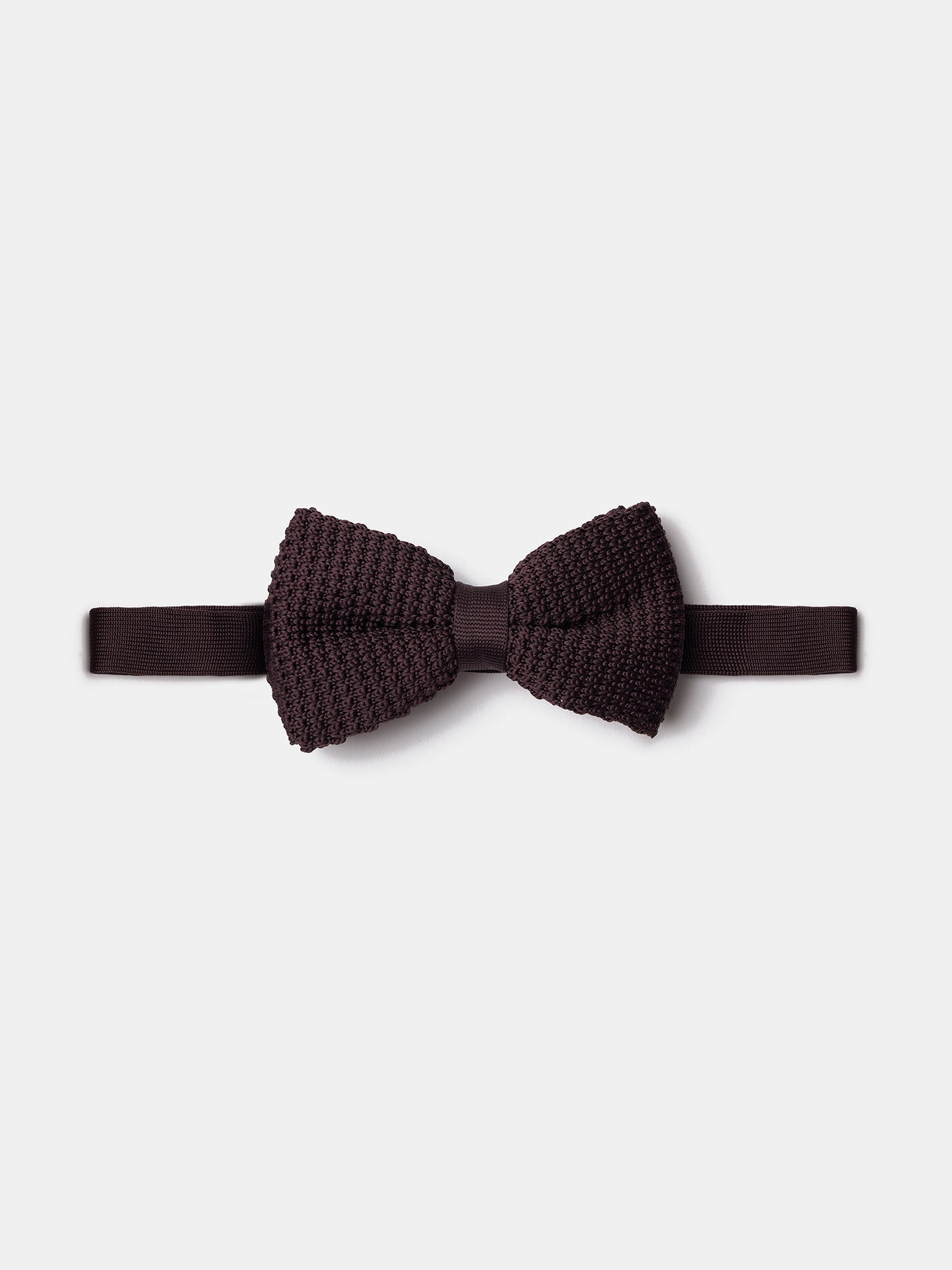 Brown Knitted Bow Tie - BRABION