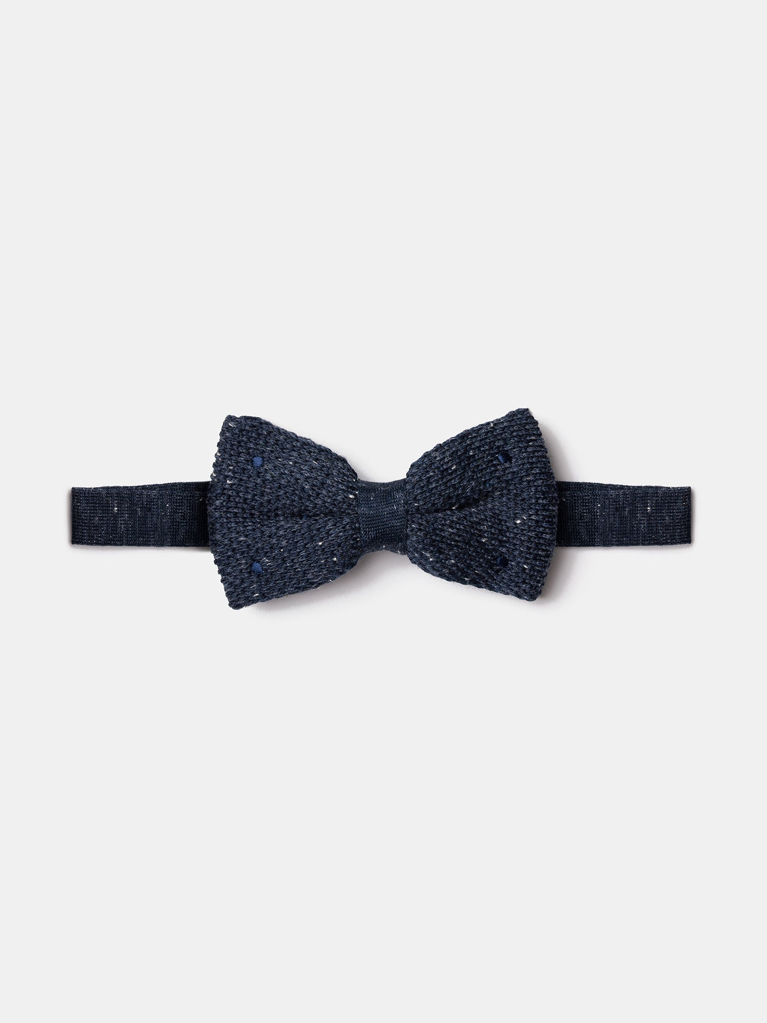 Grey Knitted Bow Tie - BRABION