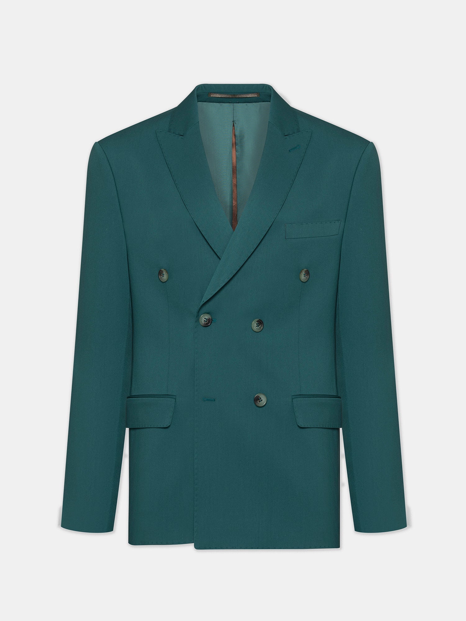 Green Double Breasted Suit 2-Piece VIOSSI