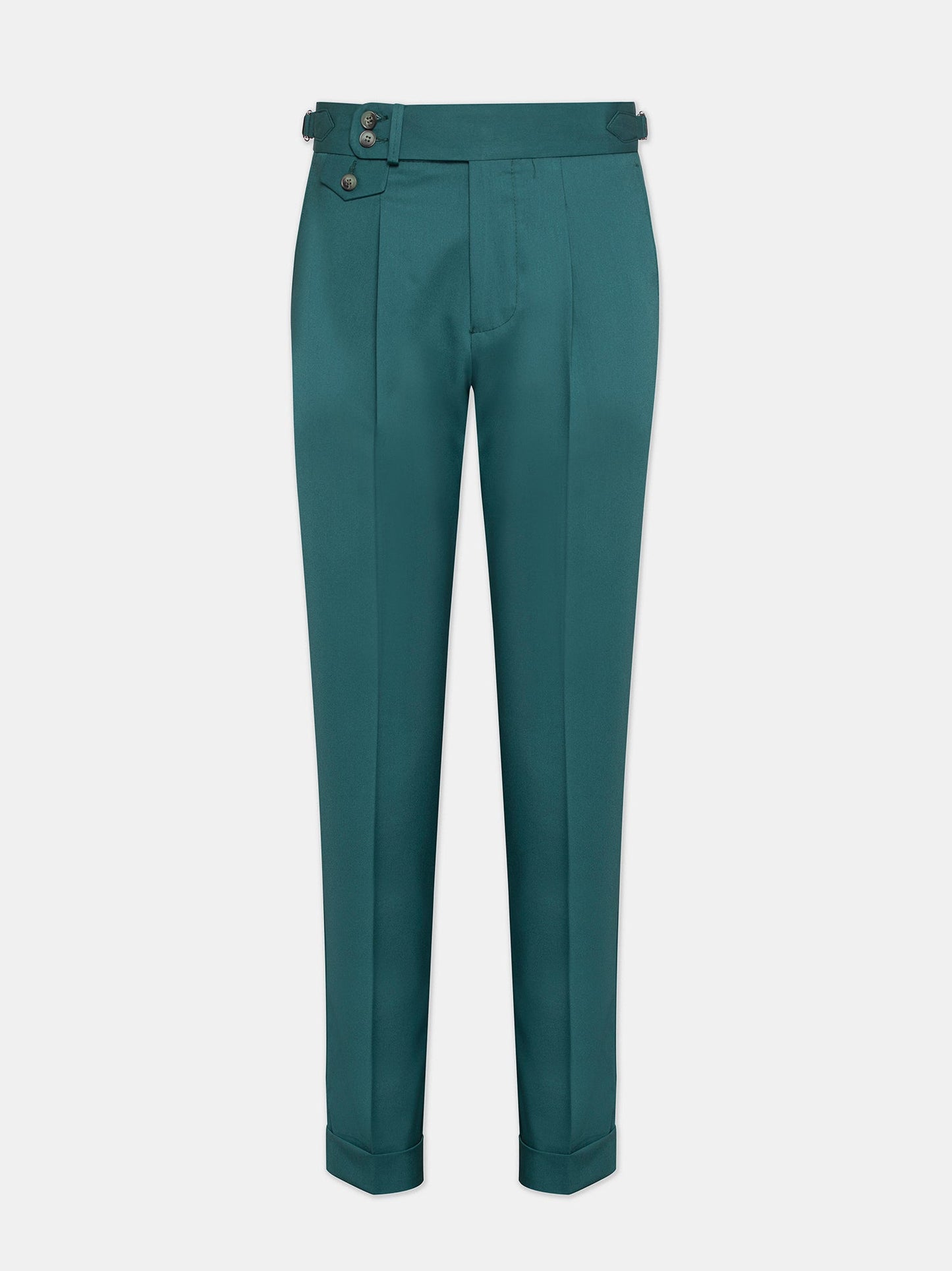 Green Double Breasted Suit 2-Piece VIOSSI