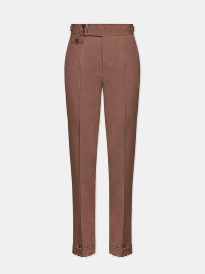 Brown Double Breasted Suit 2-Piece VIOSSI