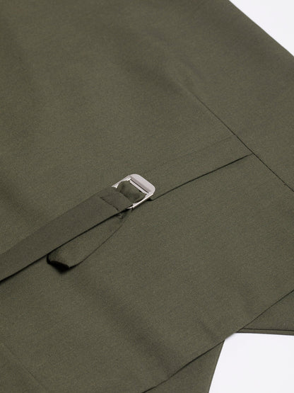 Khaki Modern-Fit Suit 3-Piece VIOSSI
