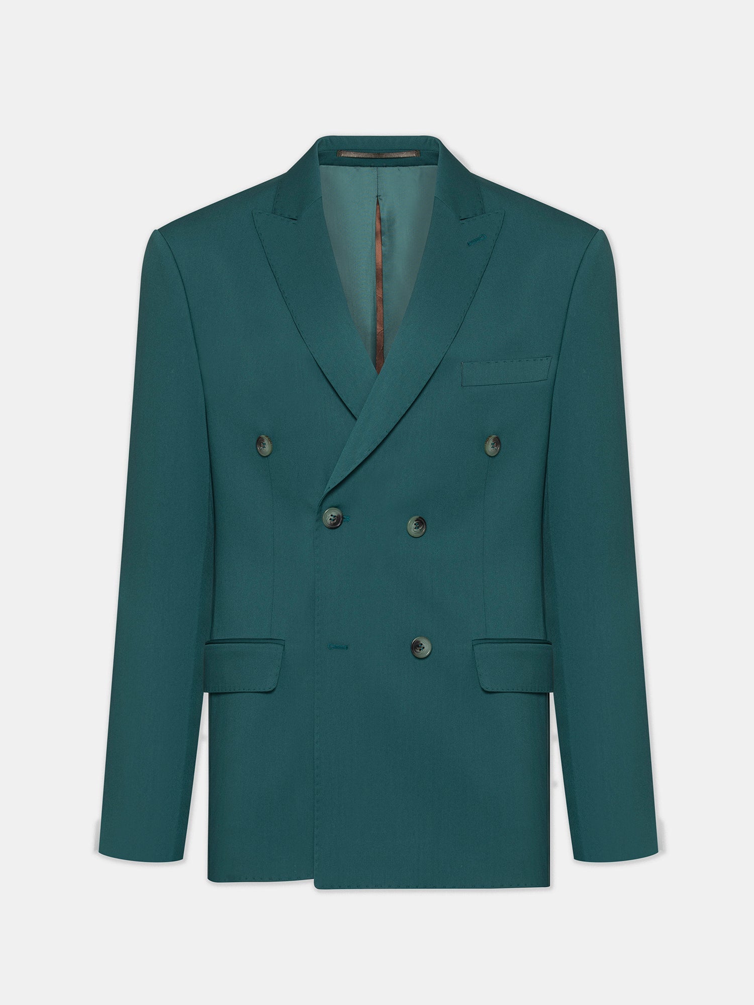 Green Double Breasted Suit 2-Piece - BRABION