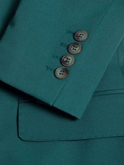 Green Double Breasted Suit 2-Piece - BRABION