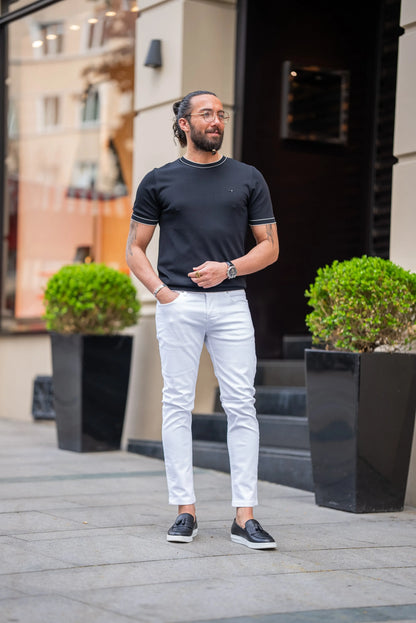 Brabion Crete Black Slim Fit T-Shirt - BRABION