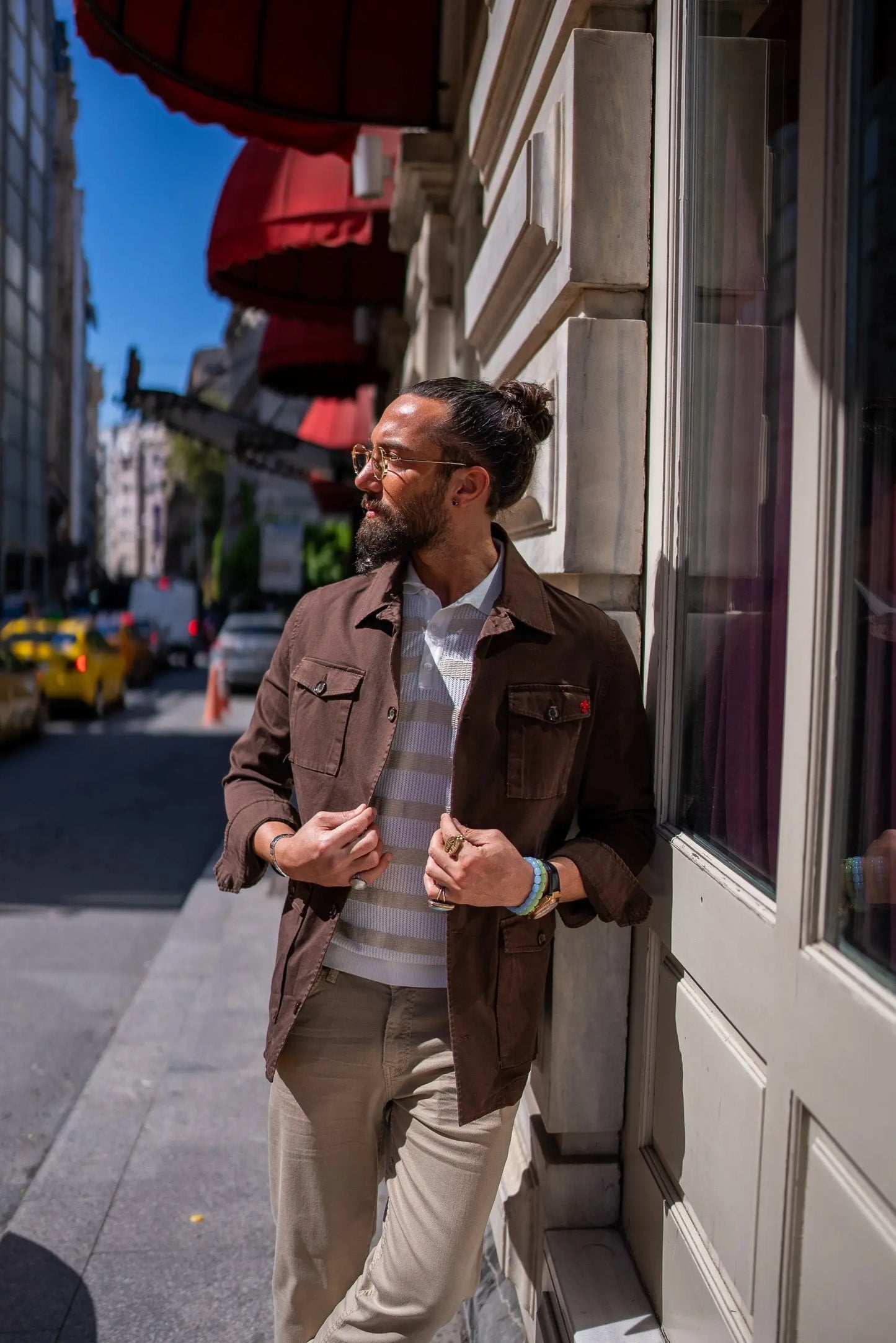 Brabion Brown Safari Men's Jacket - BRABION