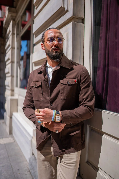 Brabion Brown Safari Men's Jacket - BRABION