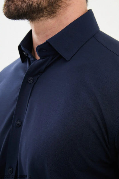 Brabion James Men’s Slim Fit Cotton Shirt - Elevate Your Wardrobe - BRABION