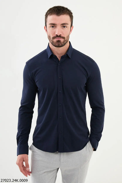 Brabion James Men’s Slim Fit Cotton Shirt - Elevate Your Wardrobe - BRABION