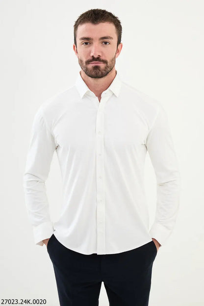 Brabion James Men’s Slim Fit Cotton Shirt - Elevate Your Wardrobe - BRABION