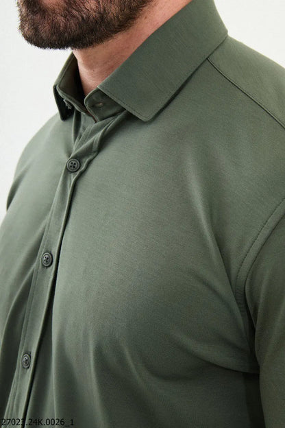 Brabion James Men’s Slim Fit Cotton Shirt - Elevate Your Wardrobe - BRABION
