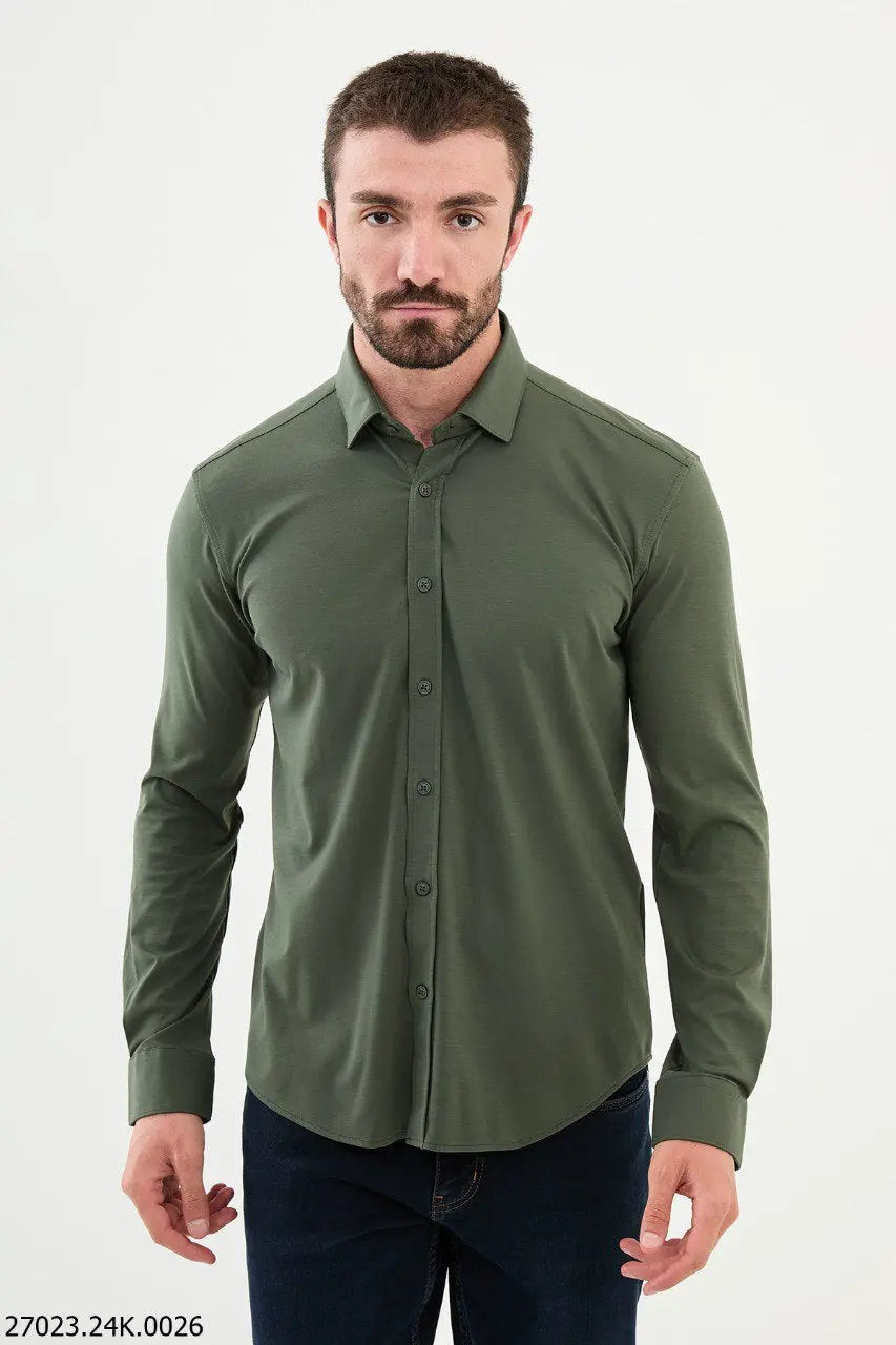 Brabion James Men’s Slim Fit Cotton Shirt - Elevate Your Wardrobe - BRABION