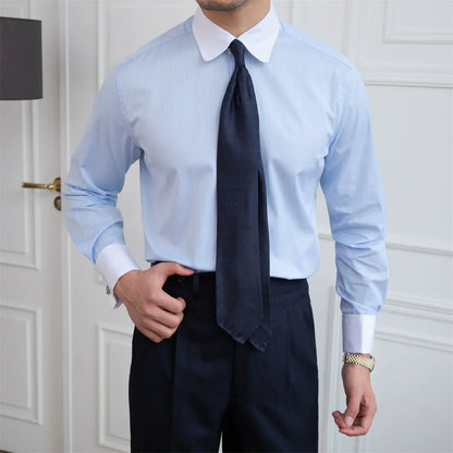 French Blue Cuff Shirt - BRABION