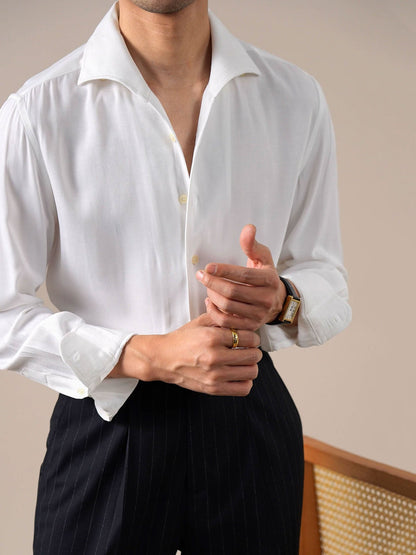 Men’s Minimalist One-Piece Collar Dress Shirt BRABION