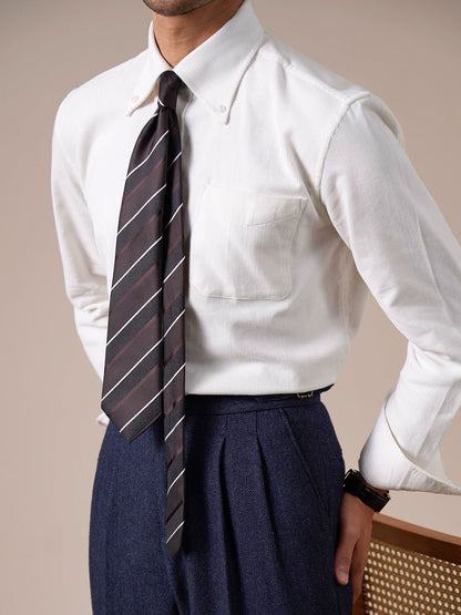 Men’s Cotton Corduroy Button-Down Shirt - BRABION