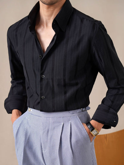 Men’s Seersucker Dress Shirt - BRABION