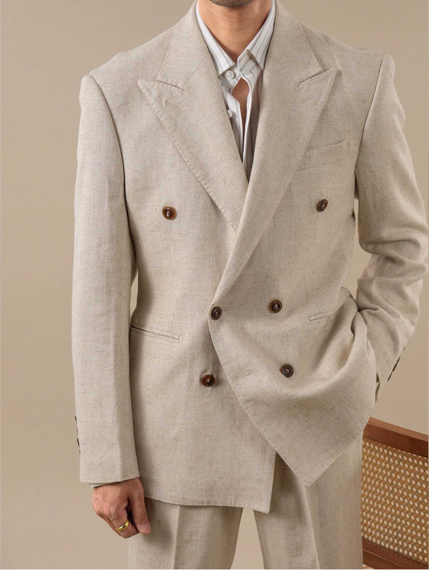 Men’s Italian Linen-Lined Blazer BRABION