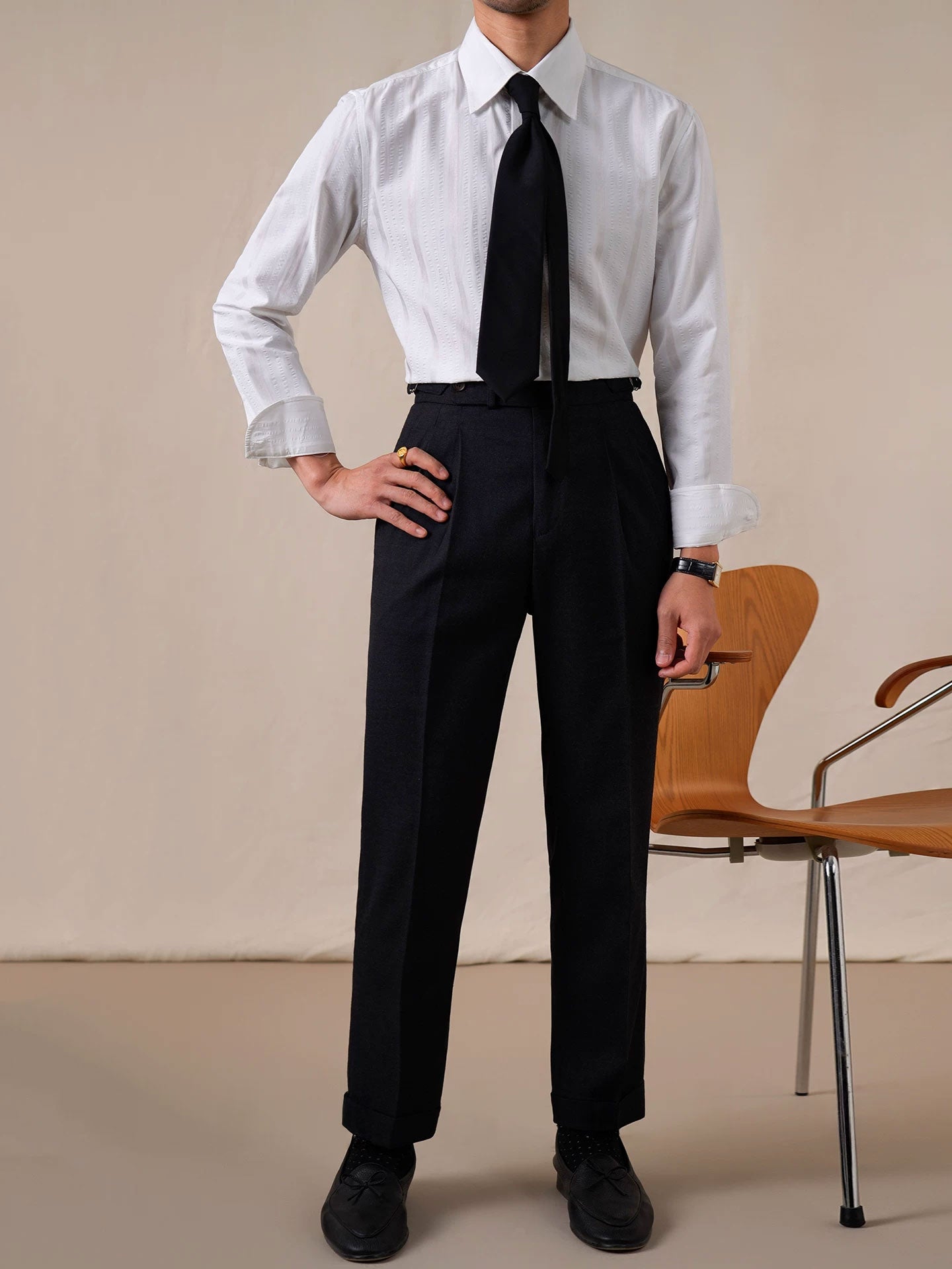 Men’s Seersucker Dress Shirt - BRABION