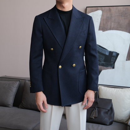 Men’s Wrap Blazer with Half Lining - BRABION