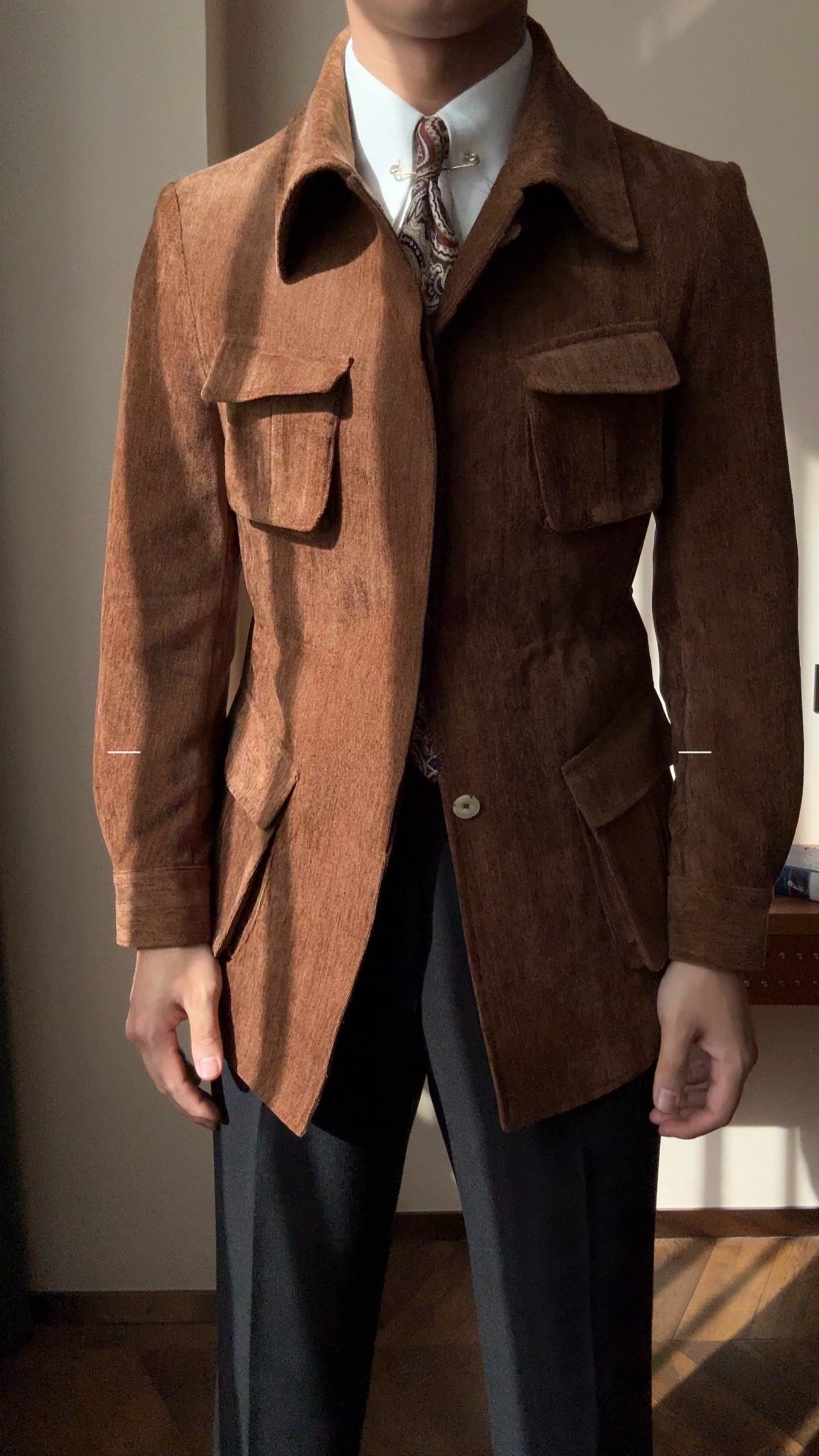 Men’s Italian Retro Hunting Jacket - BRABION