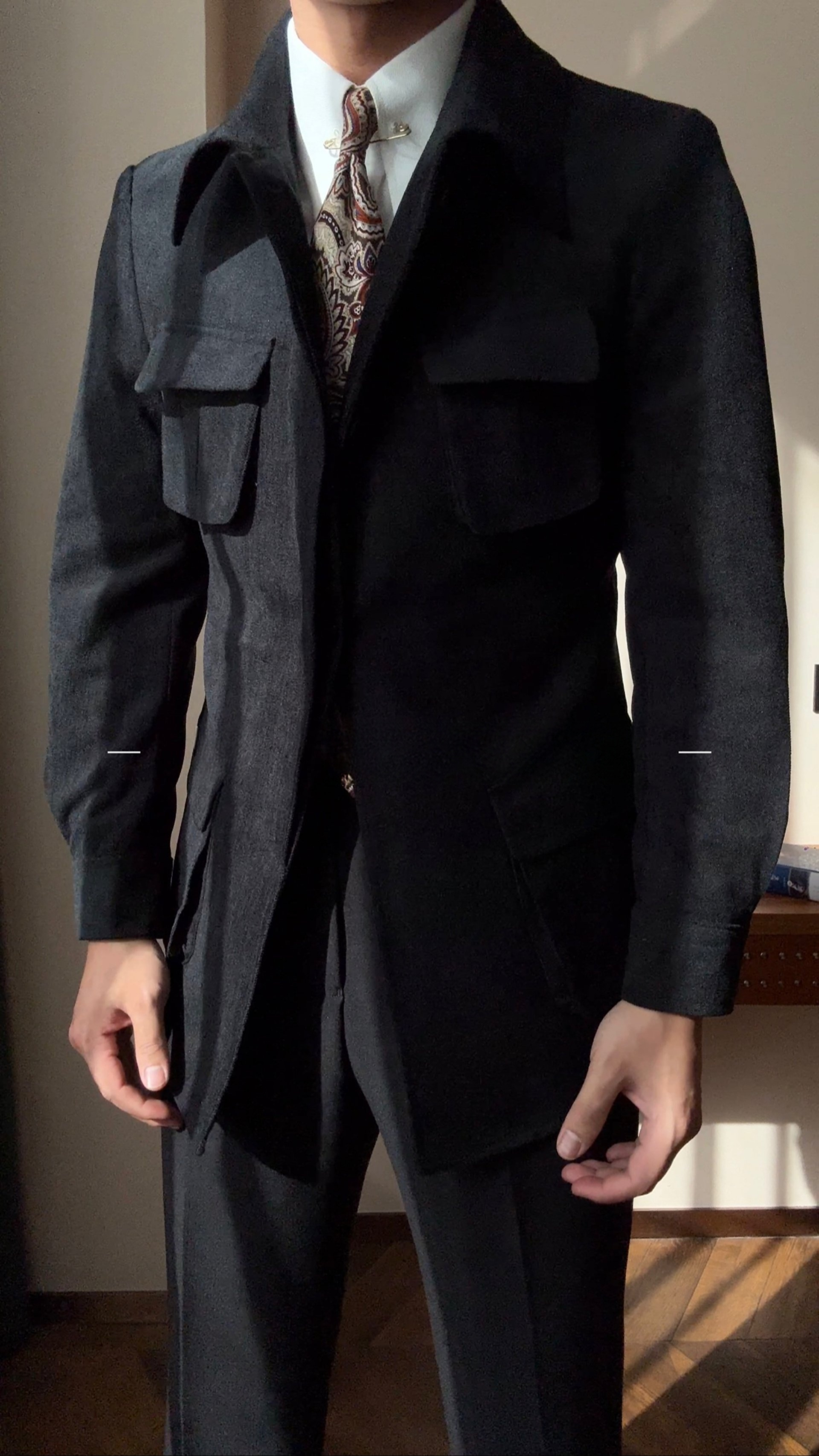 Men’s Italian Retro Hunting Jacket - BRABION
