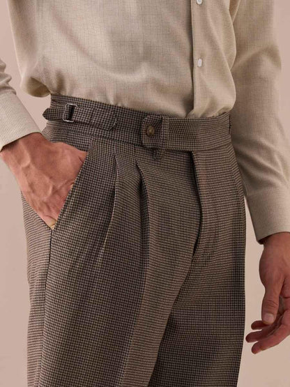 Men's Checkered Gurkha Pants - BRABION