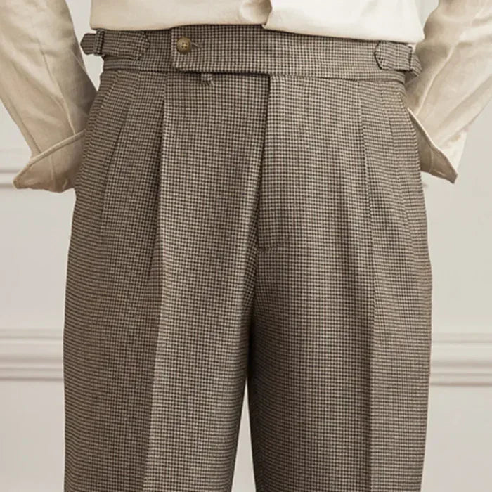 Men's Checkered Gurkha Pants - BRABION