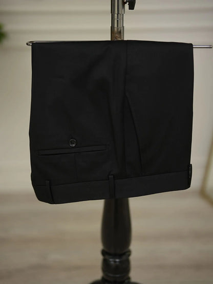 Brabion Elio Black Slim Fit Shawl Lapel Tuxedo - BRABION