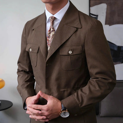 Men’s Heritage 4-Pocket Safari Jacket - BRABION